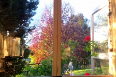 Patio luci e riflessi